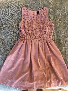 Shein Pink A-Frame Mini Dress - Sz S